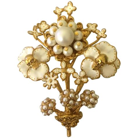 alexander mcqueen jewelry|alexander mcqueen brooch.